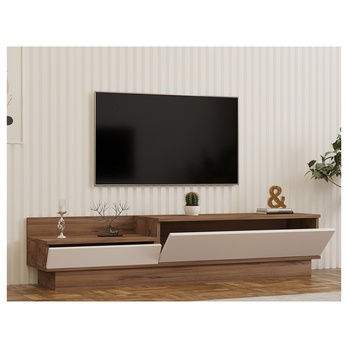 TV komoda BARKO borovice atlantic/bílá 2