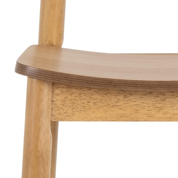 Barová židle BARLOW matný dub/matný dub mořený, výška 105 cm 6