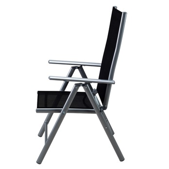 Zahradní sestava BARN černá/stříbrná 1