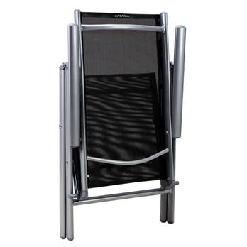 Zahradní sestava BARN černá/stříbrná 3