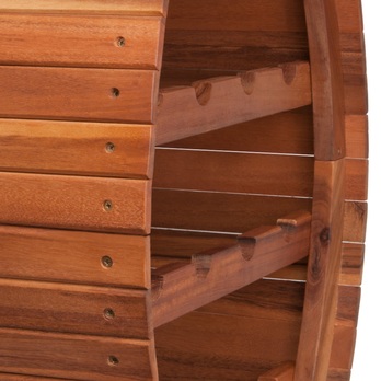 Stojan na víno BARREL hnědá 1