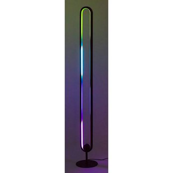 Stojací LED RGB lampa BARTO černá 2