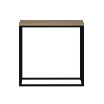 Přístavný stolek BASAK ořech/černá 2