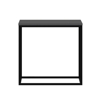 Přístavný stolek BASAK antracitová/černá 2