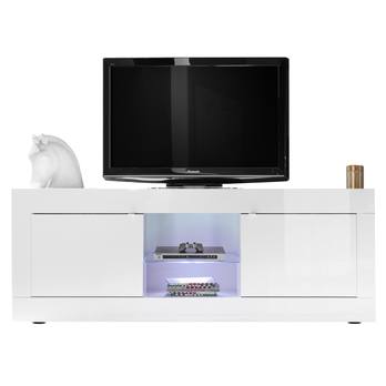 TV komoda  BASIC 6 bílá lesklá 3