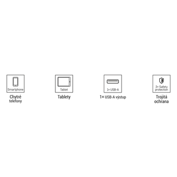USB adaptér BASIC V01B10 bílá 8