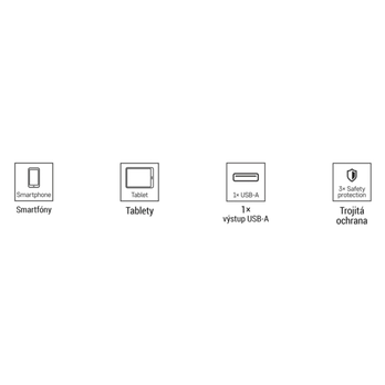 USB adaptér BASIC V01B10 bílá 9