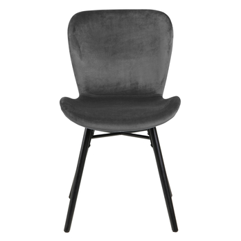 Jídelní židle BATILDA-A1 tmavě šedá/matná černá 2