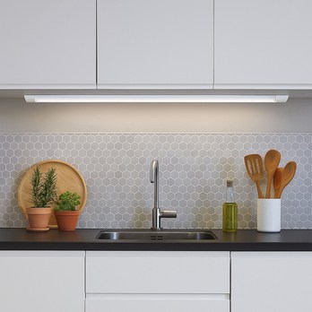 Podlinkové LED svítidlo BATTEN LIGHT 2 bílá, šířka 120 cm 1