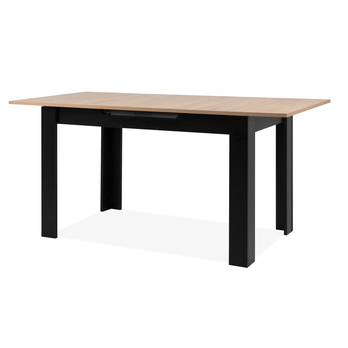 Jídelní stůl BAUCIS 90A dub artisan/černá, šířka 125 cm 4