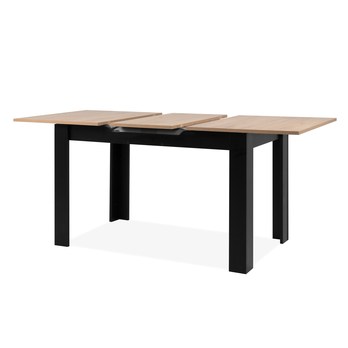 Jídelní stůl BAUCIS 90A dub artisan/černá, šířka 125 cm 5