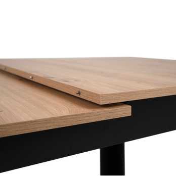 Jídelní stůl BAUCIS 90A dub artisan/černá, šířka 125 cm 7