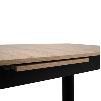 Jídelní stůl BAUCIS 90A dub artisan/černá, šířka 160 cm 6