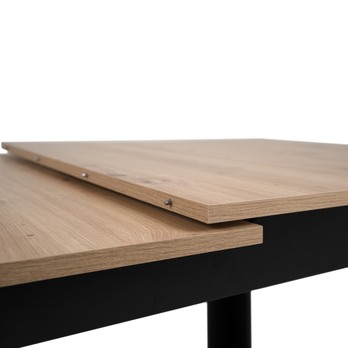 Jídelní stůl BAUCIS 90A dub artisan/černá, šířka 160 cm 7