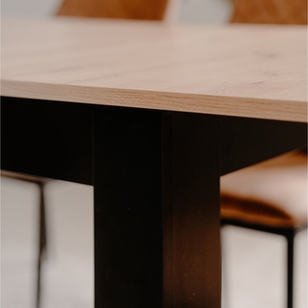 Jídelní stůl BAUCIS 90A dub artisan/černá, šířka 160 cm 9