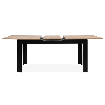 Jídelní stůl BAUCIS 90A dub artisan/černá, šířka 160 cm 2