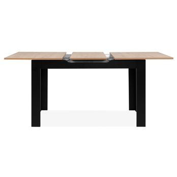 Jídelní stůl BAUCIS 90A dub artisan/černá, šířka 125 cm 2