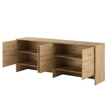 Policový nástavec k posteli BED CONCEPT 120H dub artisan, 120x200 cm 1