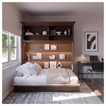 Policový nástavec k posteli BED CONCEPT 140H dub dunin 1