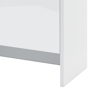Policový nástavec k posteli BED CONCEPT 140H bílá/vysoký lek, 140x200 cm 1