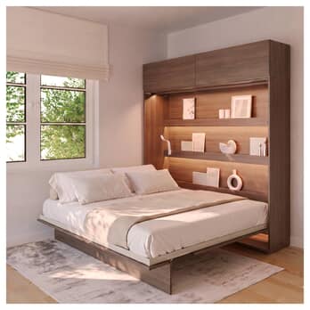 Policový nástavec k posteli BED CONCEPT 160H dub dunin 1