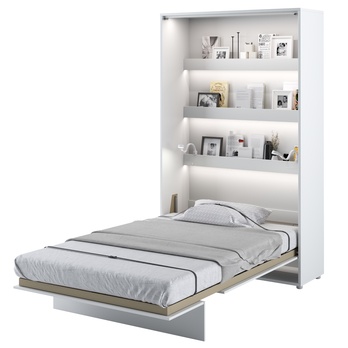 Jednolůžková sklápěcí postel BED CONCEPT 1 bílá, 120x200 cm 1