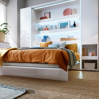 Sklápěcí postel BED CONCEPT 1 bílá/vysoký lesk, 180x200 cm 1