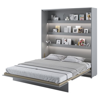 Sklápěcí postel BED CONCEPT 1 šedá, 180x200 cm 1