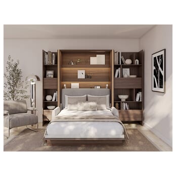 Jednolůžková sklápěcí postel BED CONCEPT 1 dub dunin, 120x200 cm 1