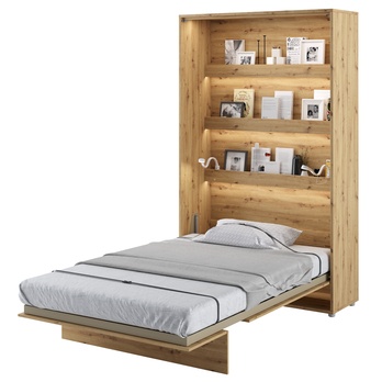Jednolůžková sklápěcí postel BED CONCEPT 1 dub artisan, 120x200 cm 1