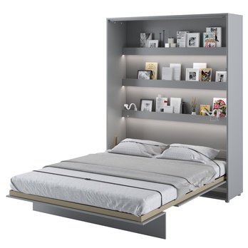 Sklápěcí postel BED CONCEPT 1 šedá, 160x200 cm 1