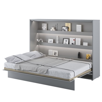 Sklápěcí postel BED CONCEPT 2 šedá, 140x200 cm 1