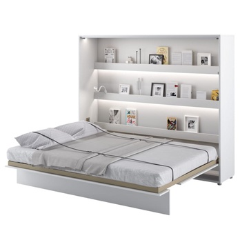 Sklápěcí postel BED CONCEPT 2 bílá/vysoký lesk, 160x200 cm 1