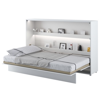 Jednolůžková sklápěcí postel BED CONCEPT 2 bílá, 120x200 cm 1