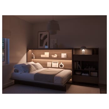 Jednolůžková sklápěcí postel BED CONCEPT 2 dub dunin, 120x200 cm 4