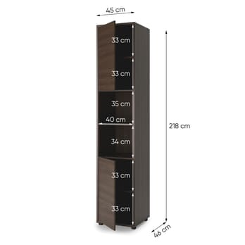 Šatní skříň BED CONCEPT 2 dub dunin 10