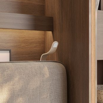 LED lampa BED CONCEPT 2 bílá, 2 ks 1