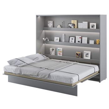 Sklápěcí postel BED CONCEPT 2 šedá, 160x200 cm 1
