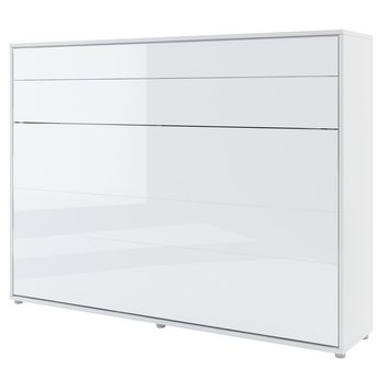 Sklápěcí postel BED CONCEPT 2 bílá/vysoký lesk, 140x200 cm 1