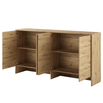 Policový nástavec k posteli BED CONCEPT 90H dub artisan, 90x200 cm 1