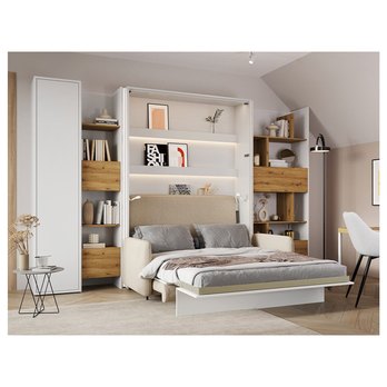 Regál BED CONCEPT BC-22 dub artisan/bílá 1