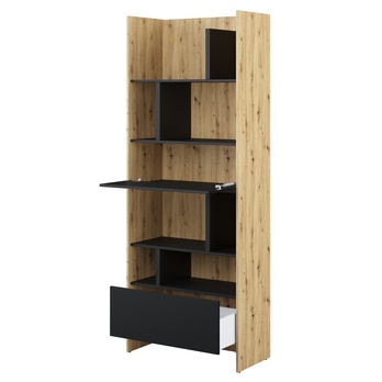 Regál BED CONCEPT BC-22 dub artisan/černá 2