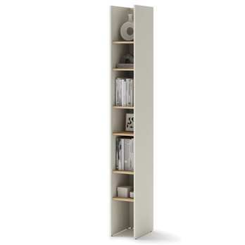 Regál BED CONCEPT BC-24 kašmírová/dub nagano 1
