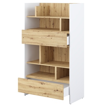 Regál BED CONCEPT BC-27 dub artisan/bílá 2