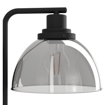 Stojací lampa BELESER černá/průhledná 3
