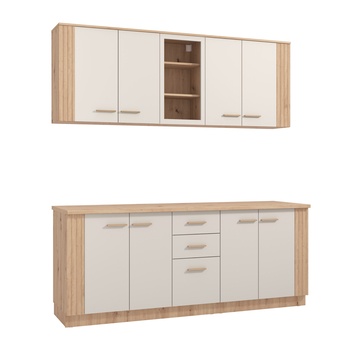 Kuchyňský blok BELFORT 200 kašmírová/dub artisan 4