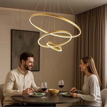 Závěsné svítidlo BELIZA 3 zlatá 1