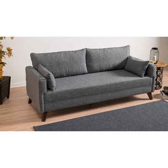 Pohovka BELLA SEAT III šedá, 3-sedák 3