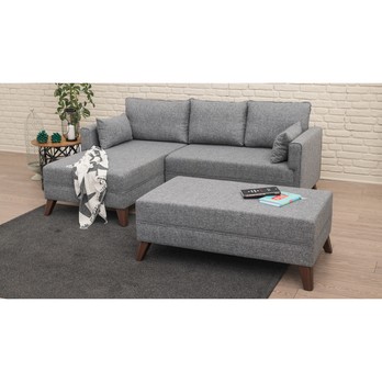 Sedací souprava BELLA SOFT levá, šedá 3