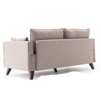 Pohovka BELLA krémová, 2-sedák 5